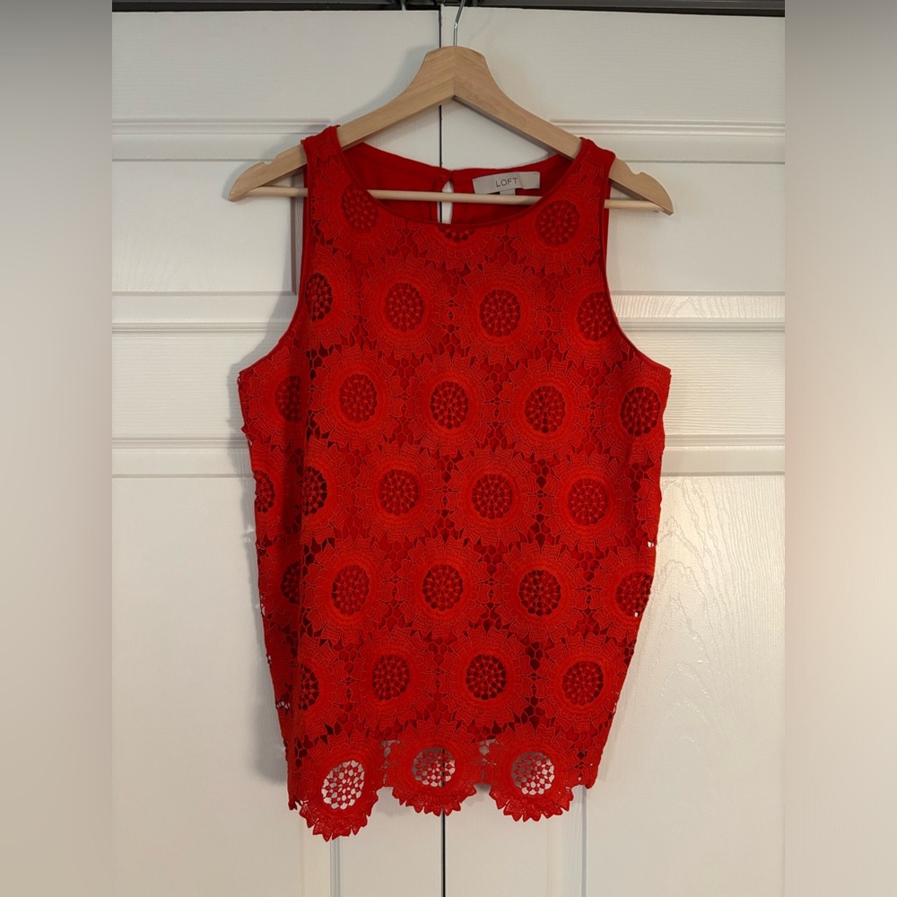 Loft lace top